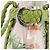 Salvatore Ferragamo Gancini Hand Bag Vinyl Green Silver - vista 17