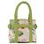 Salvatore Ferragamo Gancini Hand Bag Vinyl Green Silver - vista 2