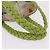 Salvatore Ferragamo Gancini Hand Bag Vinyl Green Silver - vista 8
