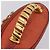 LOEWE Velazquez Tote Bag Leather Orange Gold - vista 7