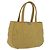 Christian Dior Hand Bag Nylon Beige Silver