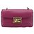 FENDI Mini Baguette Chain Shoulder Bag Leather Pink Gold 8M0315 - vista 13