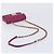 FENDI Mini Baguette Chain Shoulder Bag Leather Pink Gold 8M0315 - vista 7