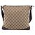 GUCCI GG Canvas Shoulder Bag Beige Silver 145857 - vista 3