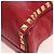 Miu Miu Tote Bag Leather 2way Red Gold - vista 18