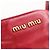 Miu Miu Tote Bag Leather 2way Red Gold - vista 21