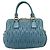 Miu Miu Matelasse Hand Bag Leather 2way Blue Gold - vista 13