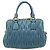 Miu Miu Matelasse Hand Bag Leather 2way Blue Gold - vista 2