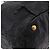 PRADA Side Ribbon Tote Bag Leather Black Gold - vista 16