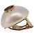 CHANEL Pearl Earring metal Gold CC - vista 13