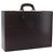 LOEWE Trunk Leather Dark Brown Gold Tone