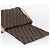 FENDI Zucca Canvas Shoulder Bag Brown Black - vista 10