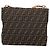 FENDI Zucca Canvas Shoulder Bag Brown Black - vista 13