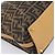 FENDI Zucca Canvas Shoulder Bag Brown Black - vista 16