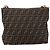 FENDI Zucca Canvas Shoulder Bag Brown Black - vista 2