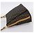 FENDI Zucca Canvas Shoulder Bag Brown Black - vista 3