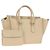 Céline CELINE Tie bag Sac à main Cuir Beige Ton Or