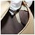 Céline CELINE Tie bag Sac à main Cuir Beige Ton Or - vue 11