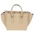 Céline CELINE Tie bag Sac à main Cuir Beige Ton Or - vue 13