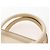 Céline CELINE Tie bag Sac à main Cuir Beige Ton Or - vue 15