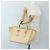 Céline CELINE Tie bag Sac à main Cuir Beige Ton Or - vue 34