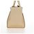 Céline CELINE Tie bag Sac à main Cuir Beige Ton Or - vue 5