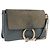Chloé Chloe Fay Shoulder Bag Leather Suede Gray Gold