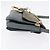 Chloé Chloe Fay Shoulder Bag Leather Suede Gray Gold - vista 5