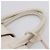 Autre Marque Saint Laurent Leather Baby Cabas Hand Bag 2way White Silver - vista 11