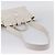 Autre Marque Saint Laurent Leather Baby Cabas Hand Bag 2way White Silver - vista 13
