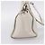 Autre Marque Saint Laurent Leather Baby Cabas Hand Bag 2way White Silver - vista 5