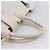 Autre Marque Saint Laurent Leather Baby Cabas Hand Bag 2way White Silver - vista 8