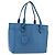 LOEWE Tote Bag Leather Gold Blue