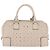 LOEWE Anagram Amazona 28 Hand Bag Leather Ivory Silver - vista 2