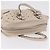LOEWE Anagram Amazona 28 Hand Bag Leather Ivory Silver - vista 6