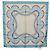 Salvatore Ferragamo Cartier Scarf Silk 2 Set Light Blue - vista 2