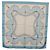 Salvatore Ferragamo Cartier Scarf Silk 2 Set Light Blue - vista 8