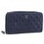 CHANEL Matelasse Long Wallet Caviar Skin Navy Silver CC