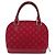 LOUIS VUITTON Monogram Satin Little Alma Hand Bag Red M92350 LV - vista 2