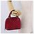 LOUIS VUITTON Monogram Satin Little Alma Hand Bag Red M92350 LV - vista 22