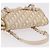 Christian Dior Trotter Canvas Romantic Hand Bag PVC Beige Silver - vista 14