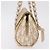 Christian Dior Trotter Canvas Romantic Hand Bag PVC Beige Silver - vista 4