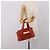Chloé Chloe Tote Bag Leather Red Gold - vista 21