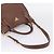 PRADA Hand Bag Vittero Dino Leather 2way Brown Gold - vista 9