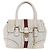 GUCCI GG Supreme Sherry Line Hand Bag PVC White Gold - vista 13