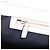 GUCCI GG Supreme Sherry Line Hand Bag PVC White Gold - vista 26