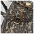 PRADA Hand Bag Leather Gray Gold - vista 18