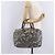 PRADA Hand Bag Leather Gray Gold - vista 27