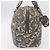 PRADA Hand Bag Leather Gray Gold - vista 4