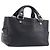 Céline CELINE Boogie Bag Hand Bag Leather Black Silver